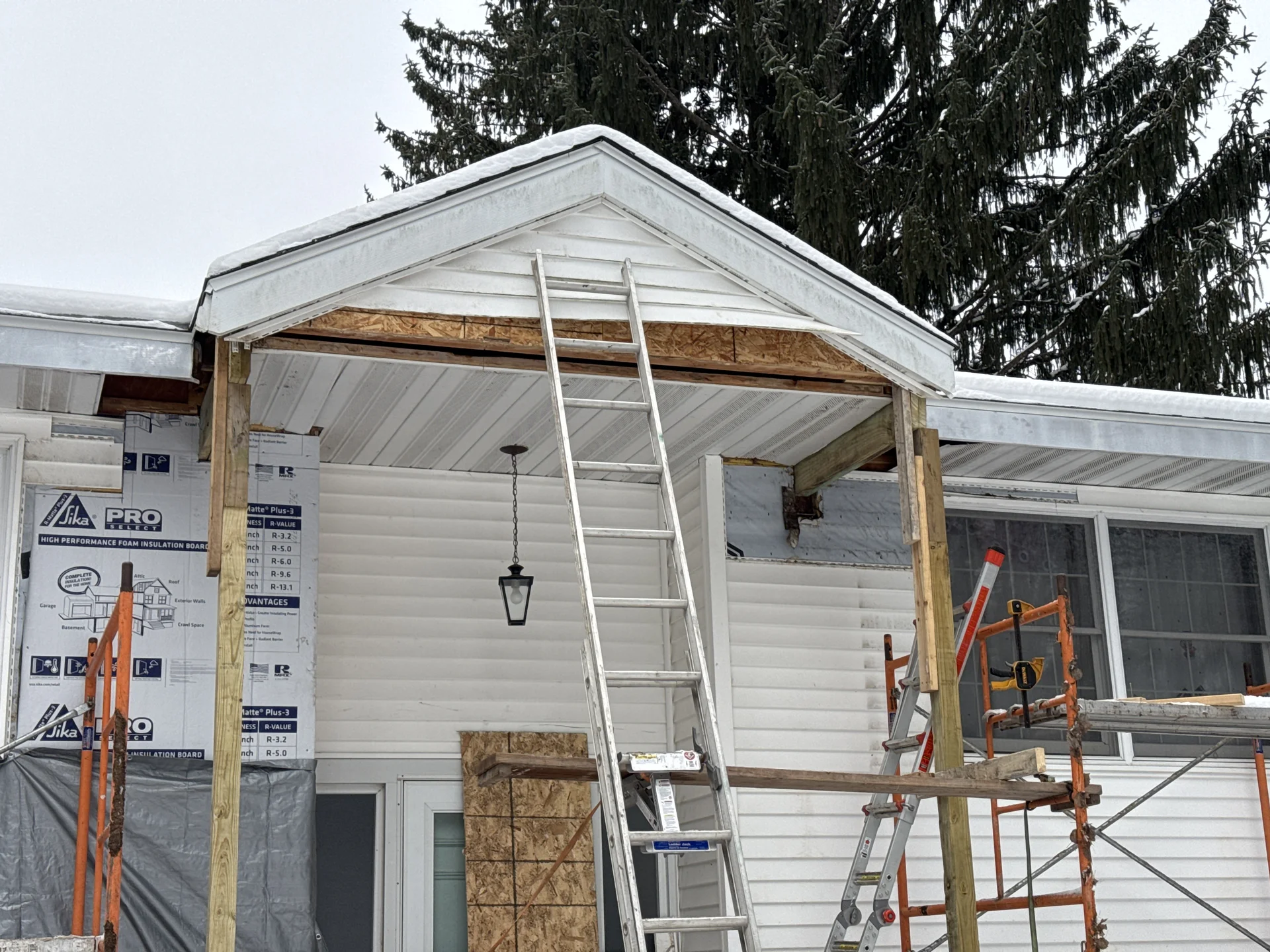 Front Entry Portico Structural Restoration