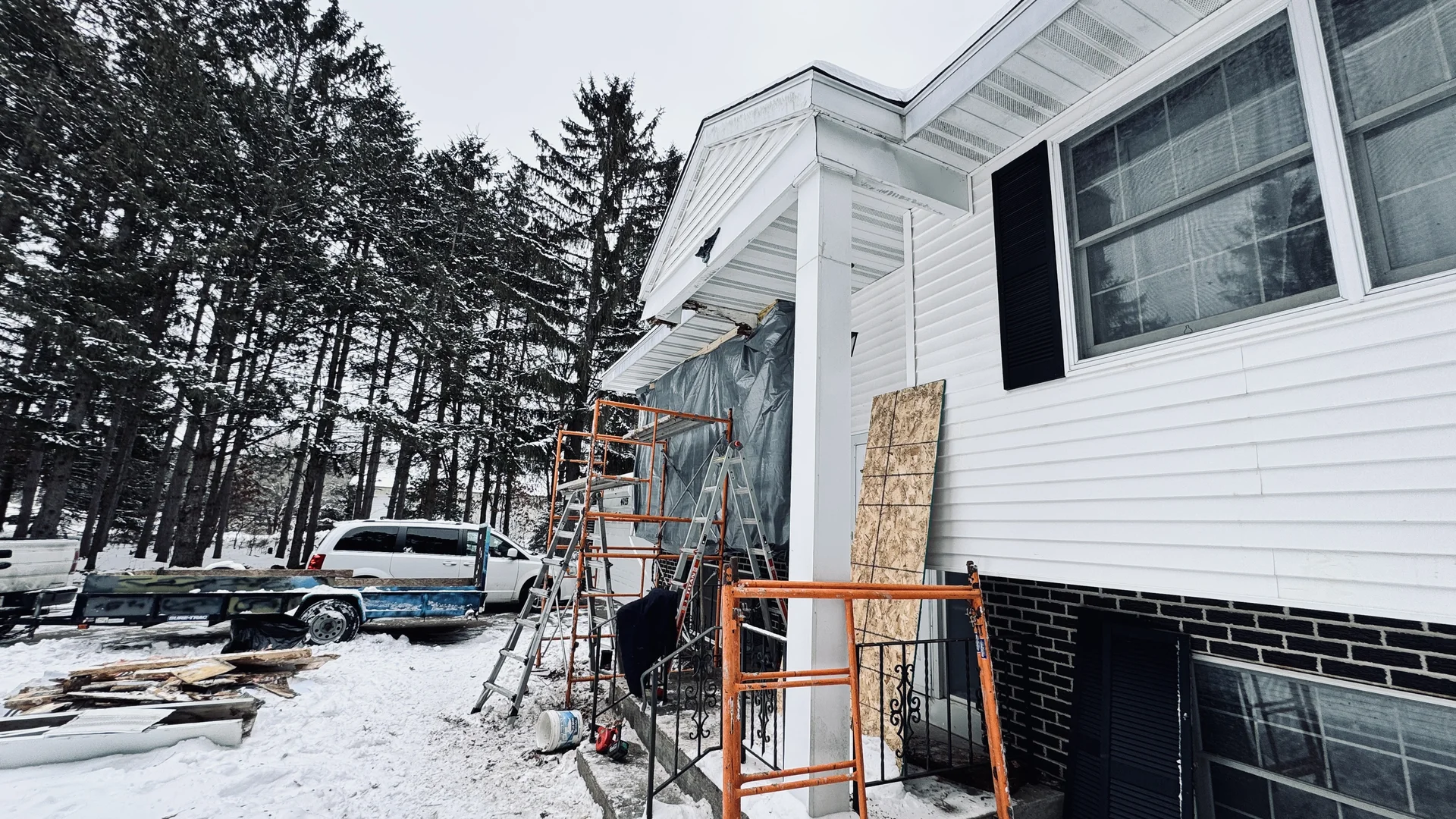 Site Access & Trailer Staging